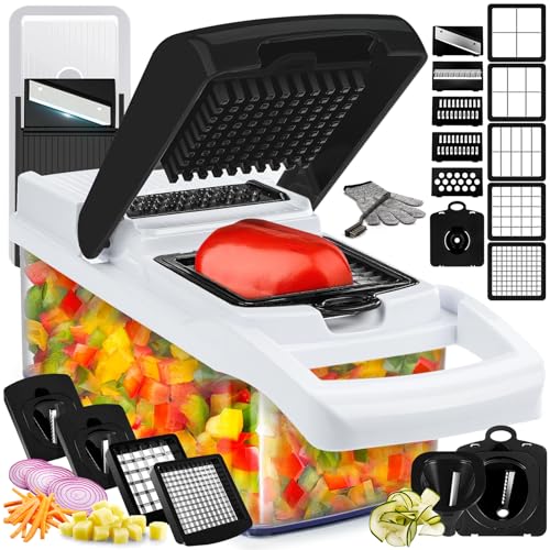 Picador de verduras y mandolina 25 en 1