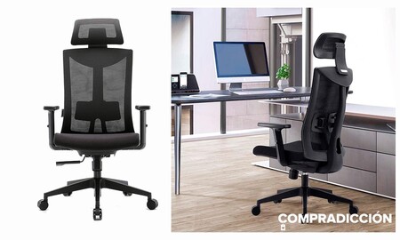 Esta silla de oficina es de lo más completo que vas a encontrar y está a precio mínimo en Amazon por sólo 178 euros