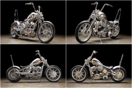 Ewan McGregor vende "The Machine", una custom única con el alma del mítico Indian Larry