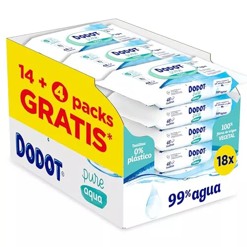 Dodot Toallitas Pure Aqua Para Bebé, 864 Toallitas