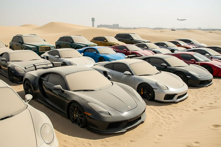 Dubái tiene un serio problema con sus millonarios: hay aparcamientos llenos de superdeportivos de lujo abandonados