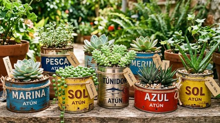 Cómo convertir las latas de atún en macetas para tus platas y decorar tu casa