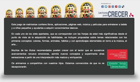 Recomendaciones de lectura para niños de la Fundación Germán Sánchez Ruipérez de Salamanca