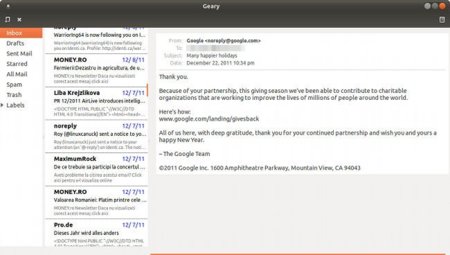 Geary, un nuevo cliente de correo ligero para GNOME