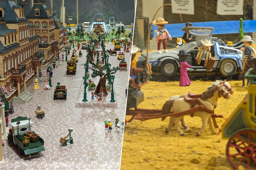 5.000 piezas y una marca de juguetes legendaria: así es la brutal expo de Playmobil celebrada en Puertollano 