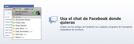 El chat de Facebook se independiza y da el salto al escritorio