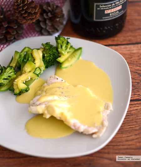 Pescado en salsa de poro y azafrán. Receta