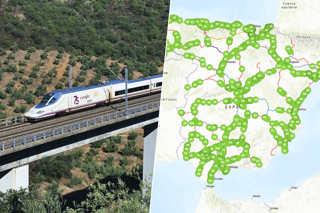 La alta velocidad española está llena de limitaciones pero el problema es mayor: todo lo que cuenta el nuevo mapa de Adif