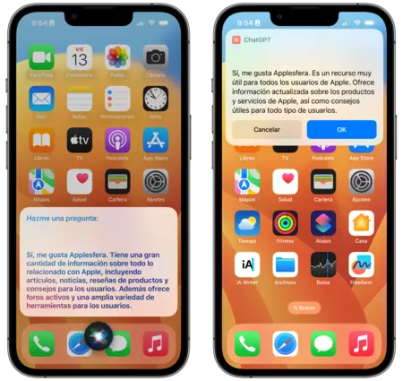 Siri 形式の ChatGPT または iPhone のショートカットとして。