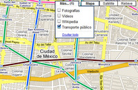 Transporte público en Google Maps