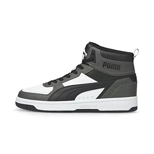 PUMA Rebound Joy, Sneakers Unisex Adulto, Dark Shadow Black White, 47 EU