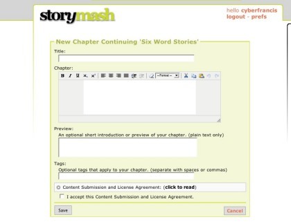 StoryMash, otra de literatura colaborativa