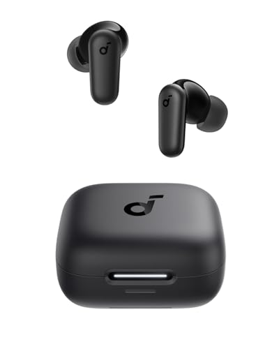Soundcore P30i Auriculares, Reducción de Ruido de 40dB, con ANC Adaptativo, Soporte para Móvil, Sonido Superior y Bajos Potentes, Llamadas Claras con IA, Comodidad Excepcional