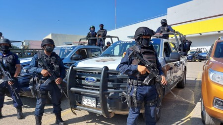 Policia Oaxaca Robo Autos