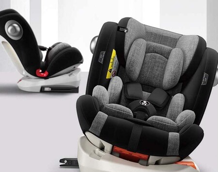 La silla de coche más vendida en Amazon es esta Babify que permite viajar a contramarcha y que está rebajadísima hoy
