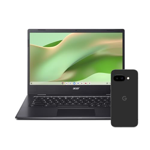 Google Pixel 9a 256GB + Acer Chromebook 314