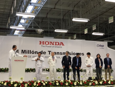 Honda celebra 1 millón de transmisiones producidas en su planta de Celaya, Guanajuato