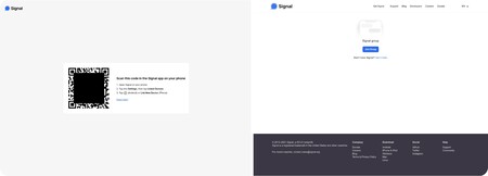 Signal Invitaciones Grupos