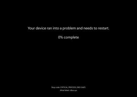 Pantalla Negra De La Muerte W11