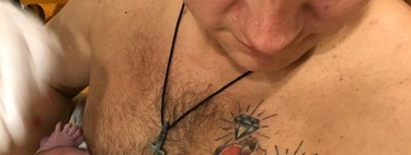 Papá también puede “amamantar”: así alimentó un padre a su bebé mientras mamá se recuperaba
