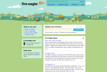 Yahoo Fire Eagle ya disponible
