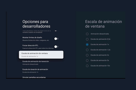 Escala Animaciones Google Tv