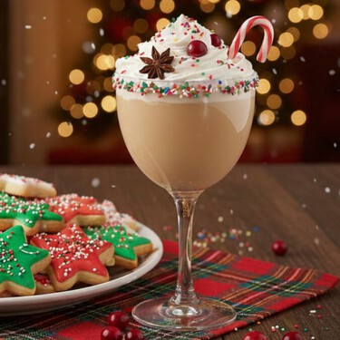 Disfruta un cóctel sabor a galletas navideñas con solo 6 ingredientes: será perfecto para brindar