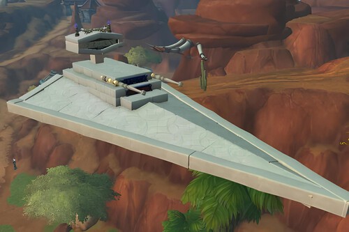 Del Halcón Milenario a un Destructor Estelar: World of Warcraft se ha llenado de casas de Star Wars y algunas son demenciales 