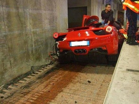 Accidentes de Ferrari 458