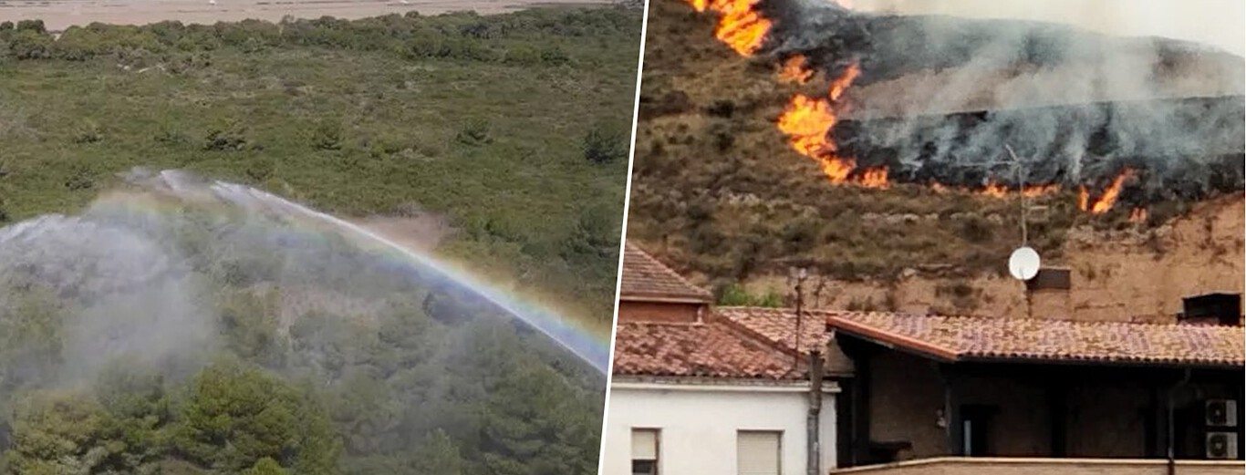 Valencia ha encontrado la forma de evitar incendios como quien riega un jardín: enormes cañones antiincendios
