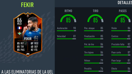 Desafío de creación de plantillas de Nabil Fekir en FIFA 22: soluciones baratas a este SBC