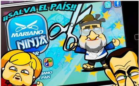 Mariano Ninja!, acaba con la crisis en tu móvil a base de recortes