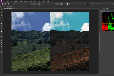 Primeros pasos en Affinity Photo, una de las alternativas a Photoshop: la edición de imagen