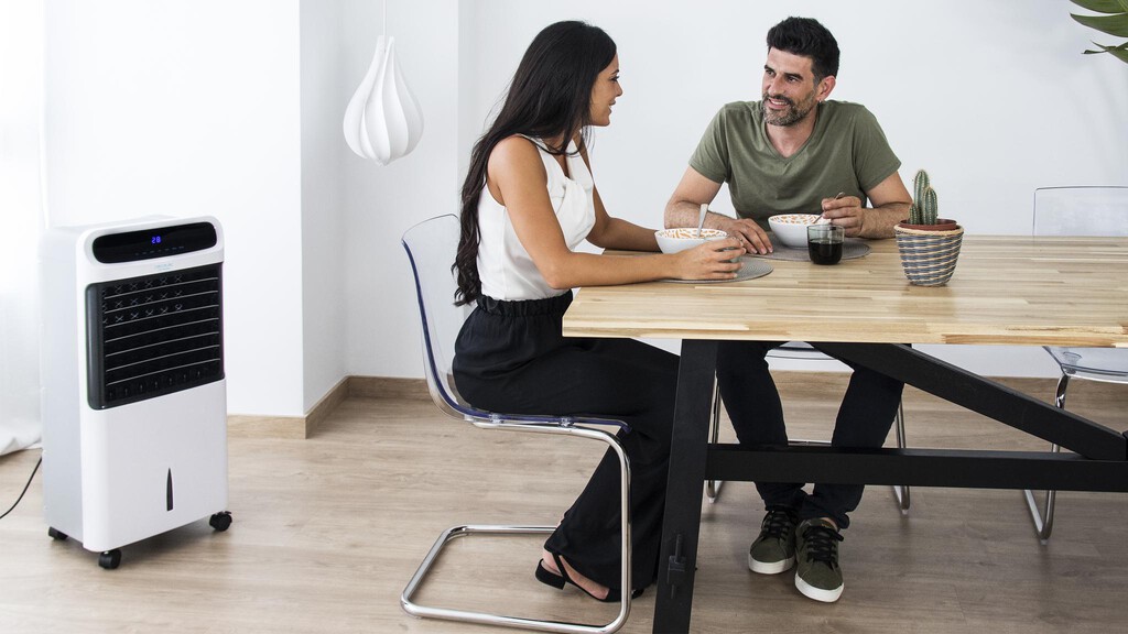 Cuatro ventajas de los climatizadores evaporativos que no te da un aire acondicionado portátil