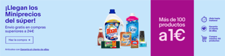 Más de 100 productos por tan sólo 1 euro en los Miniprecios de eBay