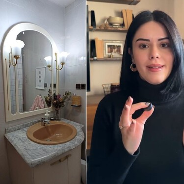 Así ha quedado la reforma de un cuarto de baño de alquiler feo y pasado de moda: "Lo transformamos completamente de forma económica y sin obras"