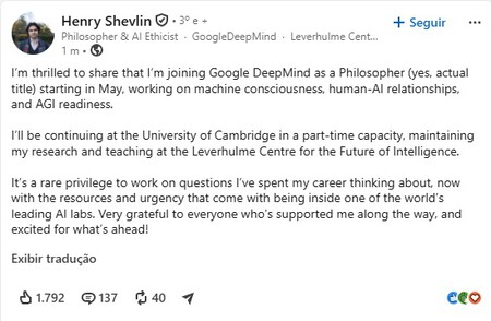 Sempre se disse que uma graduação em Filosofia "não leva a nenhuma carreira". A indústria de IA está provando o contrário.