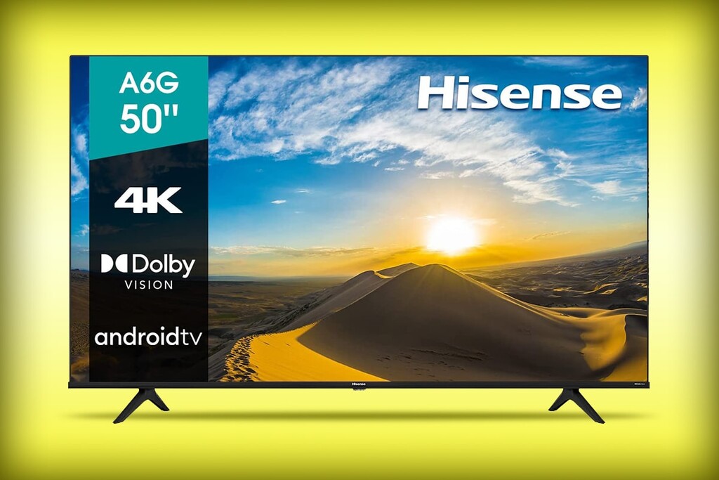 Smart TV Hisense con descuento en Amazon México: pantalla 4K de 50 pulgadas, Dolby Vision y Android TV por 8,499 pesos