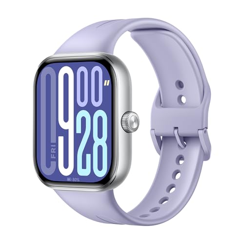 Xiaomi Redmi Watch 5, Reloj Inteligente: AMOLED 2.07", 24 días batería, Llamadas Bluetooth, 150+ Modos Deportivos, Monitor cardíaco, sueño, 5ATM, GPS, Android/iOS, violáceo