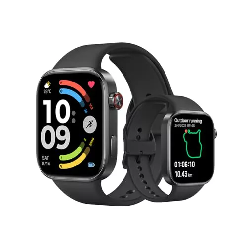 XIAOMI Redmi Watch 6, smartwatch Hombre y Mujer, 24 días, Negro
