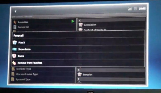 PlayBook corriendo apps de Android