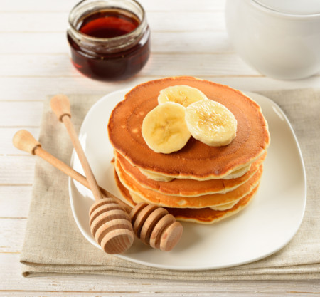 Receta fácil de tortitas veganas de plátano