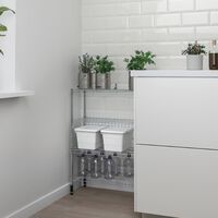 Tu cocina siempre ordenada gracias a esta estantería reciclable con 2 secciones y un súper precio en IKEA