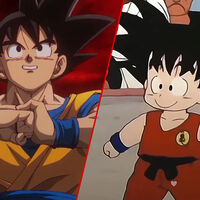 Este Goku parece sacado de un universo alterno: Akira Toriyama lo dibujó con ropa de niño y cuerpo de adulto en un arte especial 
