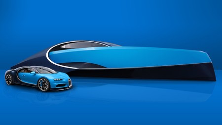Si te apetece un yate a juego con tu Bugatti Chiron, el Bugatti Niniette 66 es su versión náutica