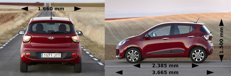 Hyundai I10 2017 Dimensiones