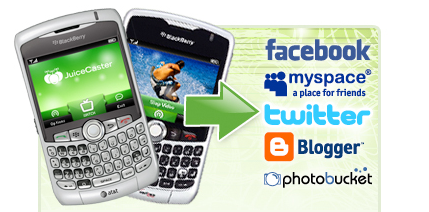 JuiceCaster, ahora para BlackBerry