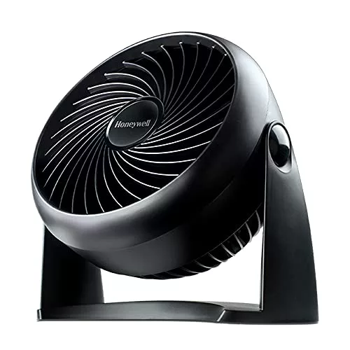 Honeywell TurboForce Ventilador Potente, Refrigeración de Funcionamiento Silencioso, Inclinación Variable de 90°, 3 Ajustes de Velocidad, Anclaje en la Pared, Ventilador de Mesa, HT900E4