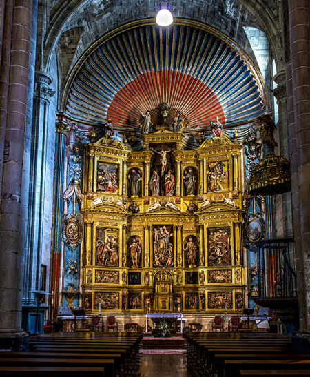 Retablo principal de la iglesia de Santa María de los Reyes, en Laguardia.