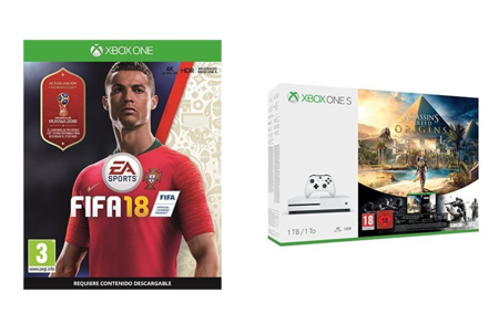 Pack Xbox One S de 1TB, con FIFA 18, Assassin's Creed y Tom Clancy's, por sólo 199,99 euros